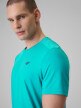 mini: Męska koszulka treningowa 4F 4FRSS26TFTSM2344 - turkusowa (5)