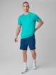 mini: Męska koszulka treningowa 4F 4FRSS26TFTSM2344 - turkusowa (2)