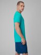 mini: Męska koszulka treningowa 4F 4FRSS26TFTSM2344 - turkusowa (4)