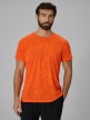  4F Męska koszulka treningowa 4F 4FWSS26TFTSM1777  pomarańczowa Pomarańczowy