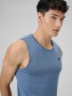 mini: Męska koszulka treningowa bez rękawów 4F 4FWSS26TFSLM0744 - denim (4)