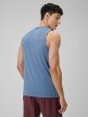 mini: Męska koszulka treningowa bez rękawów 4F 4FWSS26TFSLM0744 - denim (7)