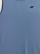 mini: Męska koszulka treningowa bez rękawów 4F 4FWSS26TFSLM0744 - denim (9)