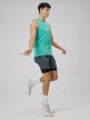 mini: Męska koszulka treningowa bez rękawów 4F 4FWSS26TFSLM0744 - miętowa (5)