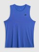 mini: Męska koszulka treningowa bez rękawów 4F 4FWSS26TFSLM0744 - niebieska (7)