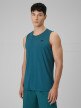  4F Męska koszulka treningowa bez rękawów 4F 4FWSS26TFSLM0744  turkusowa Turkusowy