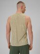 mini: Męska koszulka treningowa bez rękawów 4F 4FWSS26TFSLM0877 - beżowa (6)