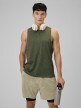 mini: Męska koszulka treningowa bez rękawów 4F 4FWSS26TFSLM0877 - khaki (1)