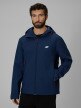  4F Męska kurtka przejściowa 4F 4FWSS26TTJAM1120  granatowa Granatowy