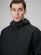 mini: Męska kurtka przejściowa softshell 4F 4FRSS26TSOFM664 - czarna (4)