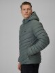 mini: Męska kurtka puchowa pikowana 4F 4FRSS26TDJAM0953 - zielona (3)