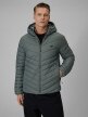 4F Męska kurtka puchowa pikowana 4F 4FRSS26TDJAM0953  zielona Zielony