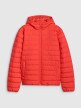 mini: Męska kurtka puchowa pikowana 4F 4FWAW25TDJAM598 - czerwona (8)