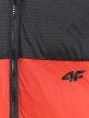 mini: Męska kurtka puchowa pikowana 4F 4FWAW25TDJAM601 - czerwona (10)