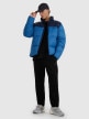 mini: Męska kurtka puchowa pikowana 4F 4FWAW25TDJAM601 - niebieska (2)