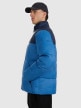 mini: Męska kurtka puchowa pikowana 4F 4FWAW25TDJAM601 - niebieska (3)