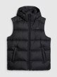 mini: Męski bezrękawnik pikowany z puchem naturalnym 4F 4FWAW25TVJAM228 - czarny (11)