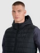 mini: Męski bezrękawnik puchowy pikowany 4F 4FWAW25TVJAM225 - czarny (4)