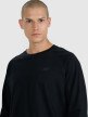 mini: Męski longsleeve basic 4F 4FWAW25TLONM474 - czarny (4)