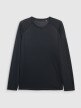 mini: Męski longsleeve do biegania 4F 4FWAW25TFLOM413 - czarny (8)