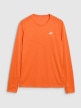 Męski longsleeve do biegania 4F 4FWSS25TFLOM326 - pomarańczowy