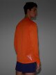 Męski longsleeve do biegania 4F 4FWSS25TFLOM326 - pomarańczowy