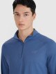 Męski longsleeve do biegania w terenie 4F 4FWSS25TFLOM327 - niebieski