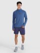 Męski longsleeve do biegania w terenie 4F 4FWSS25TFLOM327 - niebieski