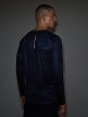 Męski longsleeve kolarski 4F 4FWSS25TFLOM340 - granatowy