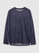 Męski longsleeve kolarski 4F 4FWSS25TFLOM340 - granatowy