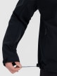 Męski softshell rozpinany z kapturem 4F 4FRAW25TSOFM506 - czarny