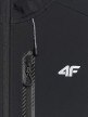 Męski softshell rozpinany z kapturem 4F 4FRAW25TSOFM506 - czarny