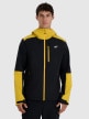 Męski softshell rozpinany z kapturem 4F 4FRAW25TSOFM506 - czarny