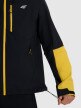 Męski softshell rozpinany z kapturem 4F 4FRAW25TSOFM506 - czarny
