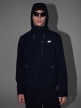 Męski softshell rozpinany z kapturem 4F 4FRAW25TSOFM506 - czarny