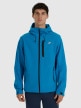 4F Męski softshell rozpinany z kapturem 4F 4FRAW25TSOFM506  niebieski Niebieski