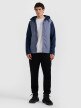 mini: Męski softshell rozpinany z kapturem 4F 4FRSS25TSOFM436 - granatowy (2)