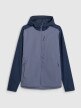 mini: Męski softshell rozpinany z kapturem 4F 4FRSS25TSOFM436 - granatowy (9)