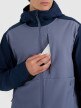 mini: Męski softshell rozpinany z kapturem 4F 4FRSS25TSOFM436 - granatowy (5)