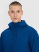 Męski softshell rozpinany z kapturem 4F 4FRSS25TSOFM436 - niebieski
