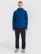 Męski softshell rozpinany z kapturem 4F 4FRSS25TSOFM436 - niebieski