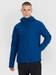 Męski softshell rozpinany z kapturem 4F 4FRSS25TSOFM436 - niebieski