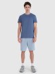 Męski t-shirt basic 4F 4FWMM00TTSHM2256 - niebieski
