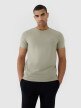 4F Męski tshirt basic 4F 4FWSS25TTSHM2003  oliwkowy Oliwkowy