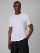 mini: Męski t-shirt bez nadruku 4F 4FWSS26TTSHM3322 - biały (1)