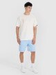 Męski t-shirt oversize 4F 4FRSS25TTSHM2652 - beżowy