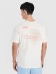 Męski t-shirt oversize 4F 4FRSS25TTSHM2652 - beżowy