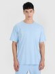 4F Męski tshirt oversize 4F 4FRSS25TTSHM2652  niebieski Niebieski