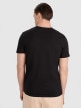 Męski t-shirt z nadrukiem 4F 4FRAW25TTSHM3235 - czarny