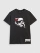Męski t-shirt z nadrukiem 4F 4FRAW25TTSHM3235 - czarny